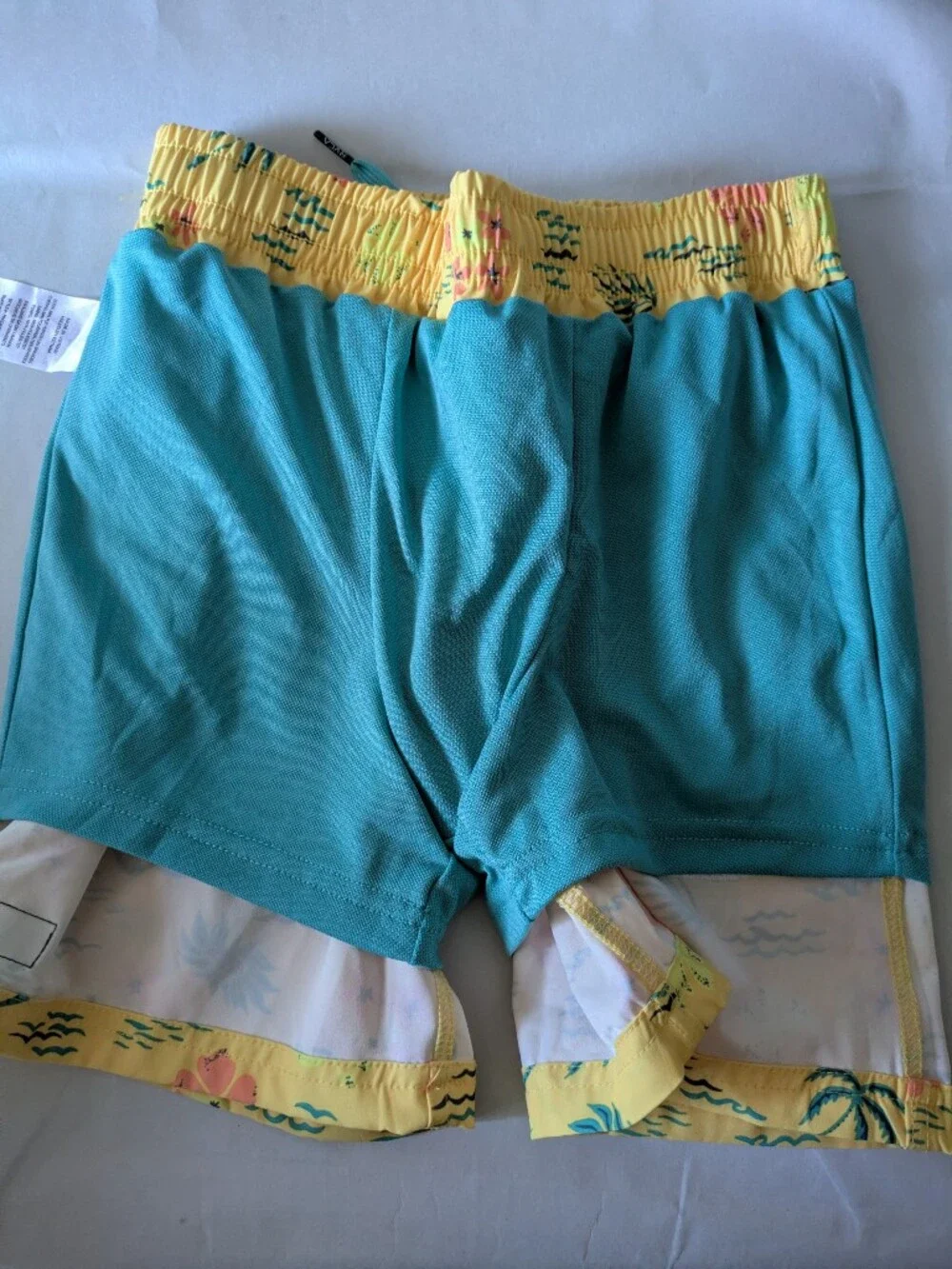 RVCA Teal Holiday Swim Trunks - Teal